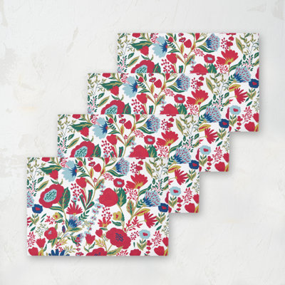 Cotton Floral Rectangle Placemat