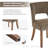 Upholstered Dining Side Chairs Set of 4-705286540