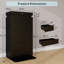 Commode 7 tiroirs H 51,3 po avec lumières DEL et station de charge-1212473380