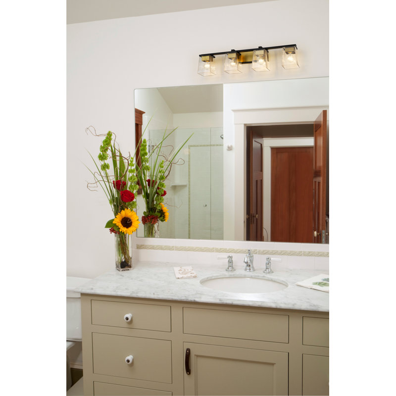 Braydon 4 - Light Dimmable Vanity Light, Olde Brass