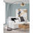 74'' Black Arched Floor Lamp Set