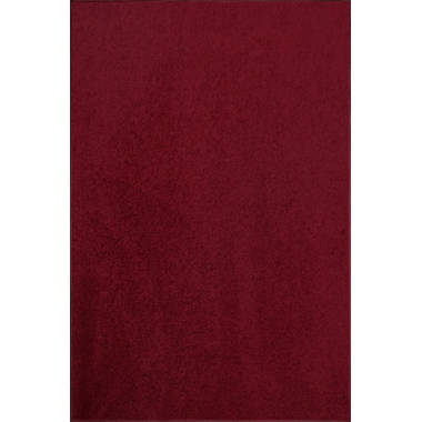 Winston Porter Addyson Polyester Chenille Braided Area Rug in Burgundy &  Reviews