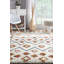Tapis blanc à poils longs Bejou-597962690