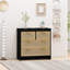 Commode 4 tiroirs en rotin-1365459967