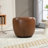 Chryssi Faux Leather Swivel Barrel Chair-223788702