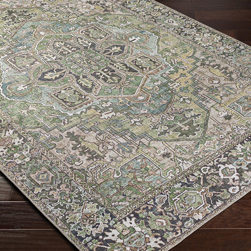 Leon Oriental Area Rug, Rectangle 200 x 275 cm