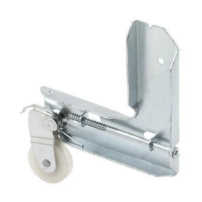 FHC B604 Sliding Screen Door Stamped Aluminum Corner With High Density Polyethylene Roller (Single Pack)