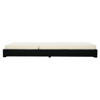 Donnie Reclining Acacia Wood Outdoor Chaise Lounge 