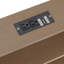 Grand lit superposé grand sur grand avec armoires de rangement intégrées et ports de charge USB pratiques, ton bois antique-77949265