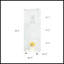Vitrine en verre avec 3 tablettes-1263518589