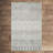 Ildo Hand Tufted Wool/Viscose/Cotton Geometric Rug in Charcoal/Ivory-50780451