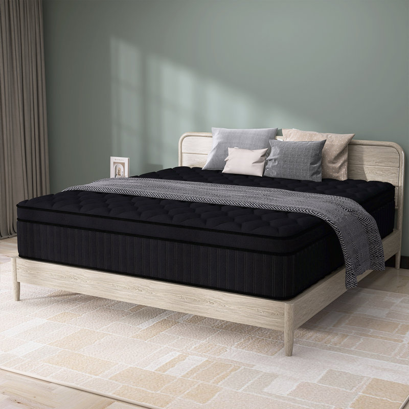 Matelas hybride à ressorts ensachés 12 po / 14 po, Grand lit, 8"