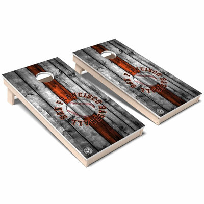 San Francisco Baseball All-Weather Composite Cornhole Set