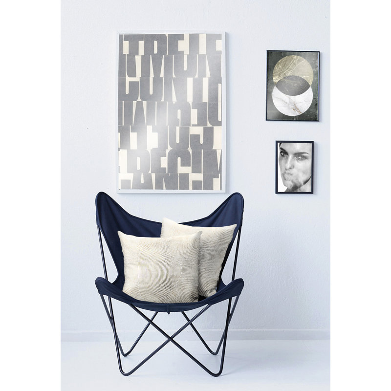 Loft Style Square Cushion, Beige, 48cm W x 48cm D