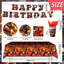 Deadpool Party Tableware,114Pcs Basketball Birthday Tableware Set