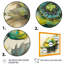 Green Blooming Flower II - peinture sur toile-481100193-481100196