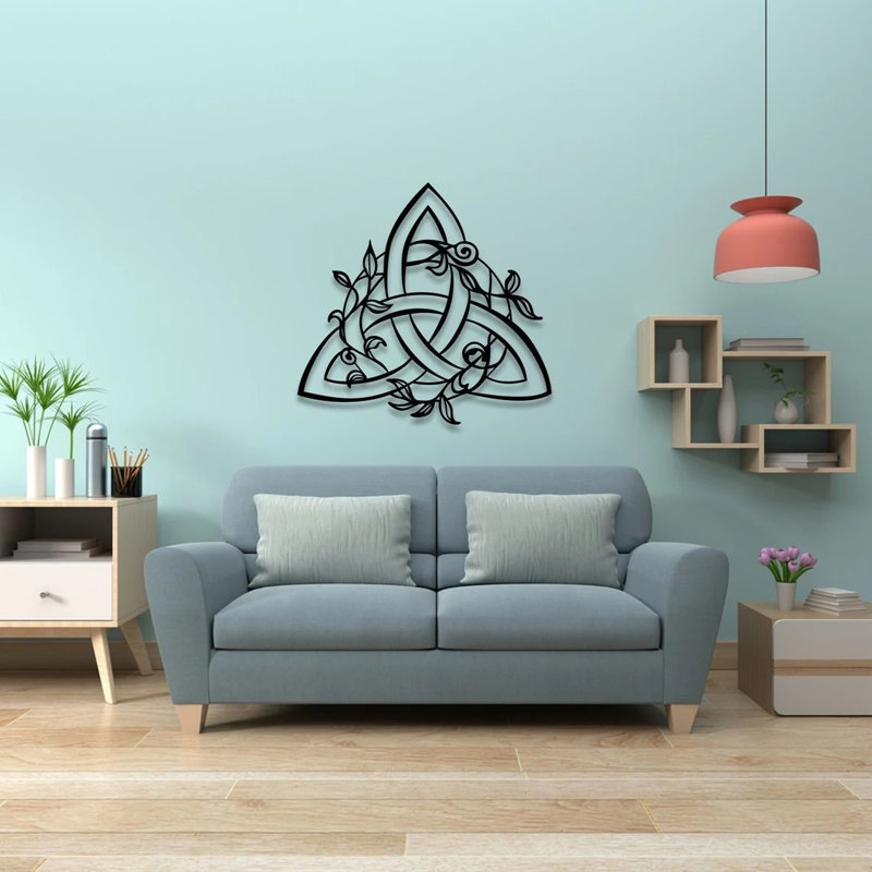 Handmade Traditional Trees And Nature Wall Decor on Metal
