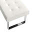 Faux Leather Upholstered Bench