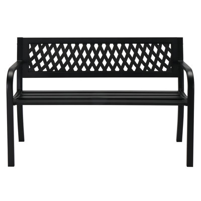Perihan Metal Outdoor Bench
