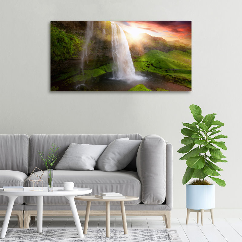 Waterfall - Wrapped Canvas Print