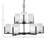 Dayberry 9 Light Uplight Chandelier Shown With 4" Glass-705917760-705917773