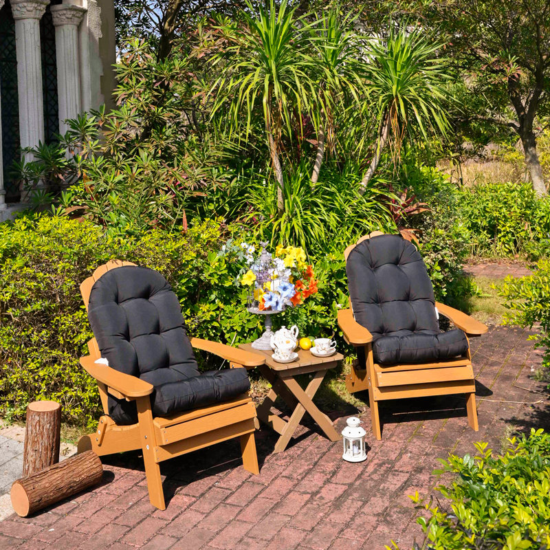 Outdoor 4'' Seat / Back Cushion, Black