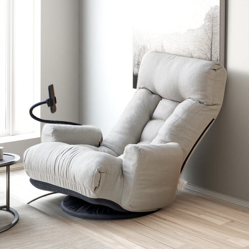 360-Degree Rotatable Gaming Chair With Adjustable Head And Lumbar Support, Suitable For Living Rooms And Doubles As A Recliner, Allowing You To Sit Comfortably For Long Periods Of Time Without Feeling Tired