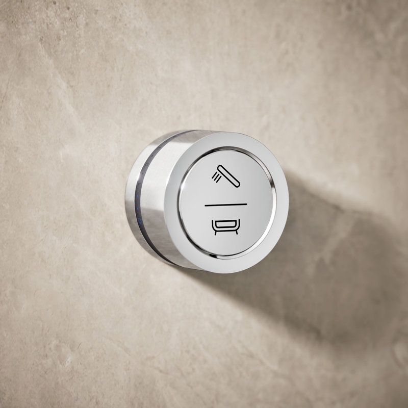 DTV Mode Wall-Mount Bath/Shower Digital Interface, Polished Chrome