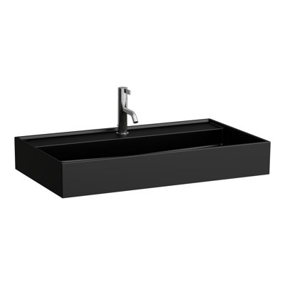 Countertop Washbasin, Ground Bottom, 4.75"H x 13.38"W x 17.69"D