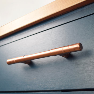 Copper Handle - Ridged T-Shaped