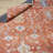 Aldora Ember Red Bloom Power-Loomed Cotton Area Rug-900600459