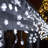 90 in. Solar Twinkle Globe Icicle Lights Lamp Lighted Christmas Tree