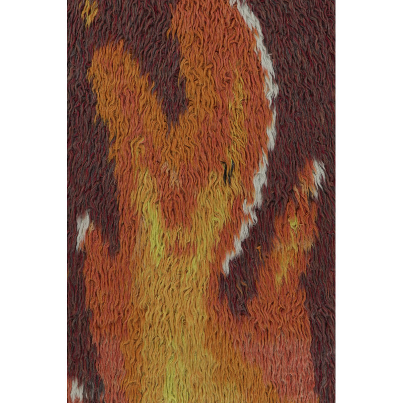 Vintage One-of-a-Kind 3'1x4'8 Hand Knotted Area Rug