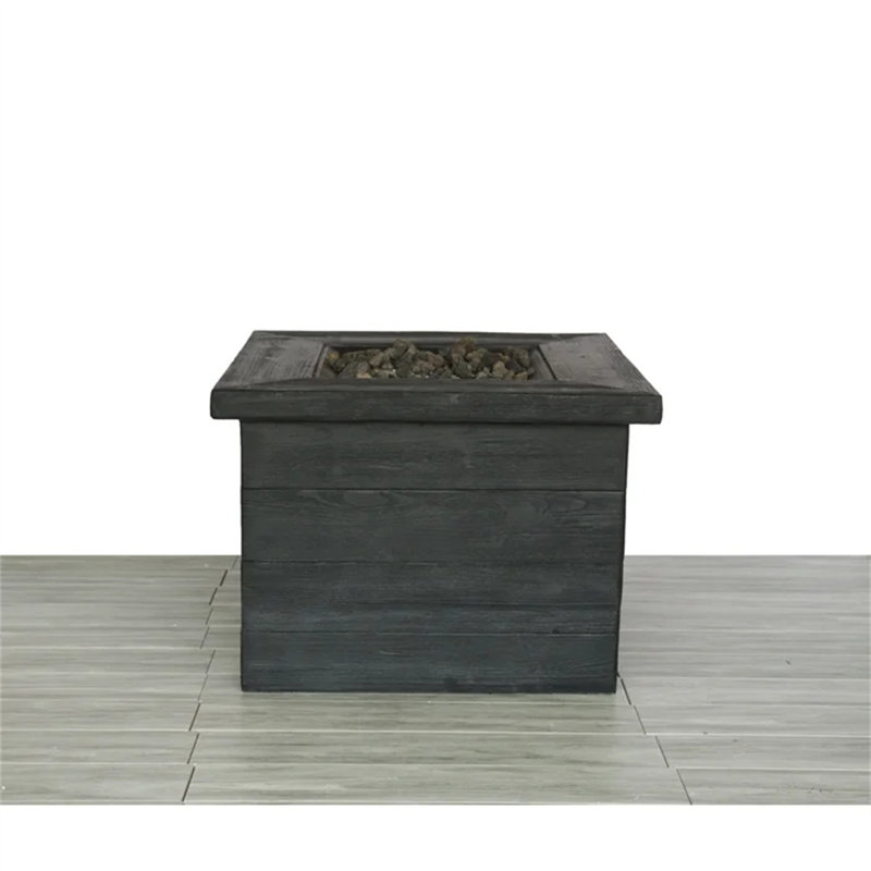 Foyer de table en béton renforcé de fibres au propane / gaz naturel
