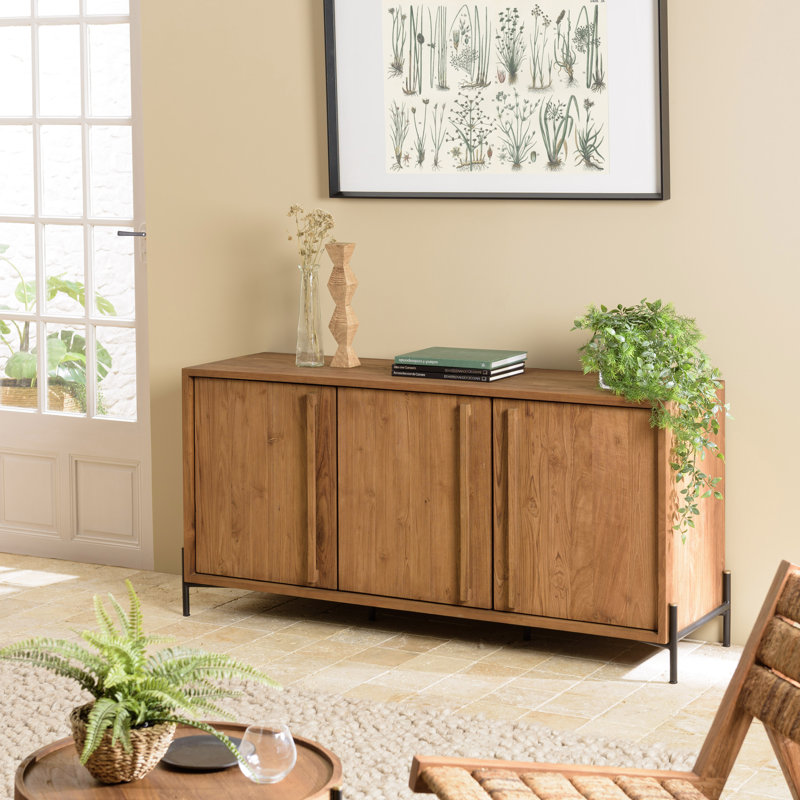 Lili-Victoria 148cm Solid Wood Sideboard