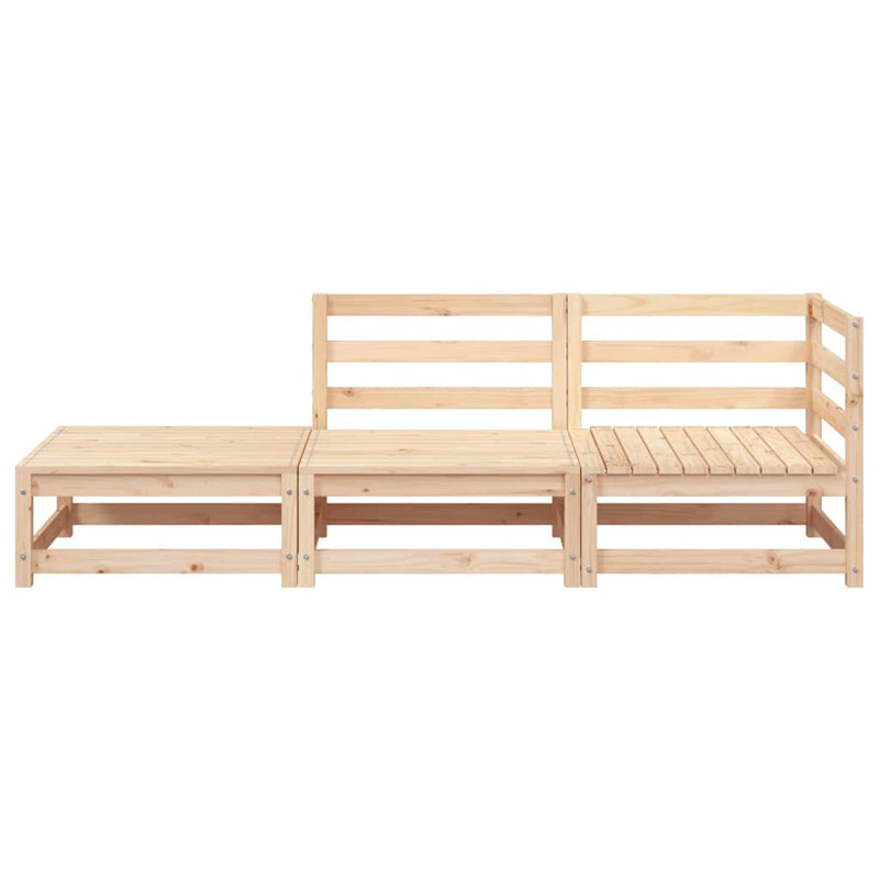 Thornlie 210cm Wide Rectangle Patio Sofa, Natural