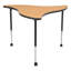 Table d'activité mobile à roulettes à hauteur réglable 48 "x 44" Structure Series-51404073-51954499