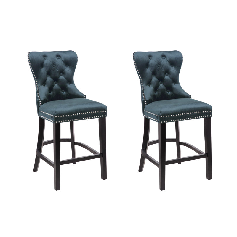 Tabouret de bar 26 po, Vert