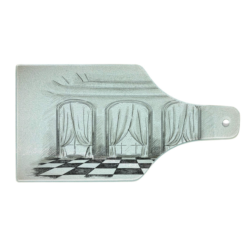 Planche à découper en verre trempé Ambesonne