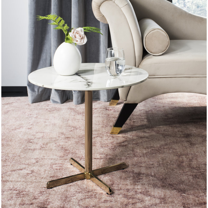 Table de bout à tambour Winnie, Brass