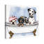 «Bath and Laundry Glam Bathaign Puppies», impression d'art moderne sur toile pour le bain-1044032465-1044032425