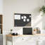 Chalkboard With Solid Pine Wood Frame Black-1141116096