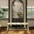 benches with Rattan seat and wooden legs-1500936207