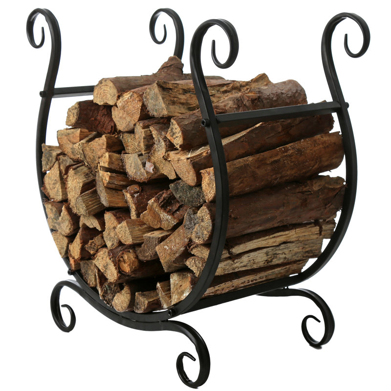 60.3cm W Metal Log Rack