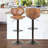 Enyeart Swivel Adjustable Height Bar Stool-365776780
