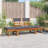 Elmerine vidaXL 2-in-1 Convertible Bench, Patio Daybed, Solid Acacia Wood