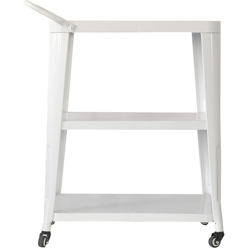 Cadre en métal à 3 niveaux, Blanc