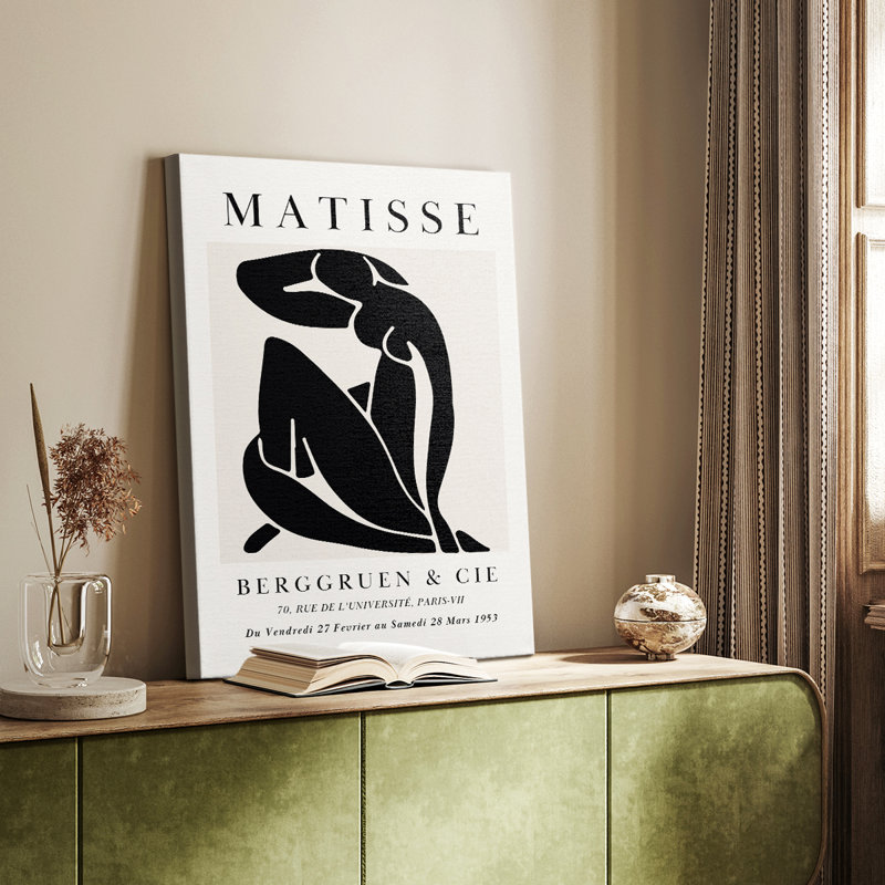 Matisse CDXC, reproduction encadrée - galerie Cavas, H 27 po x l 18 po