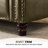 80" Wide Faux Leather Rolled Arm Sofa-972848952