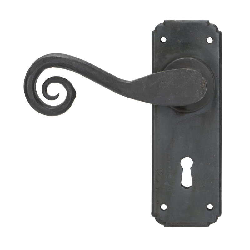 Monkeytail Lock Door Handle, Beeswax